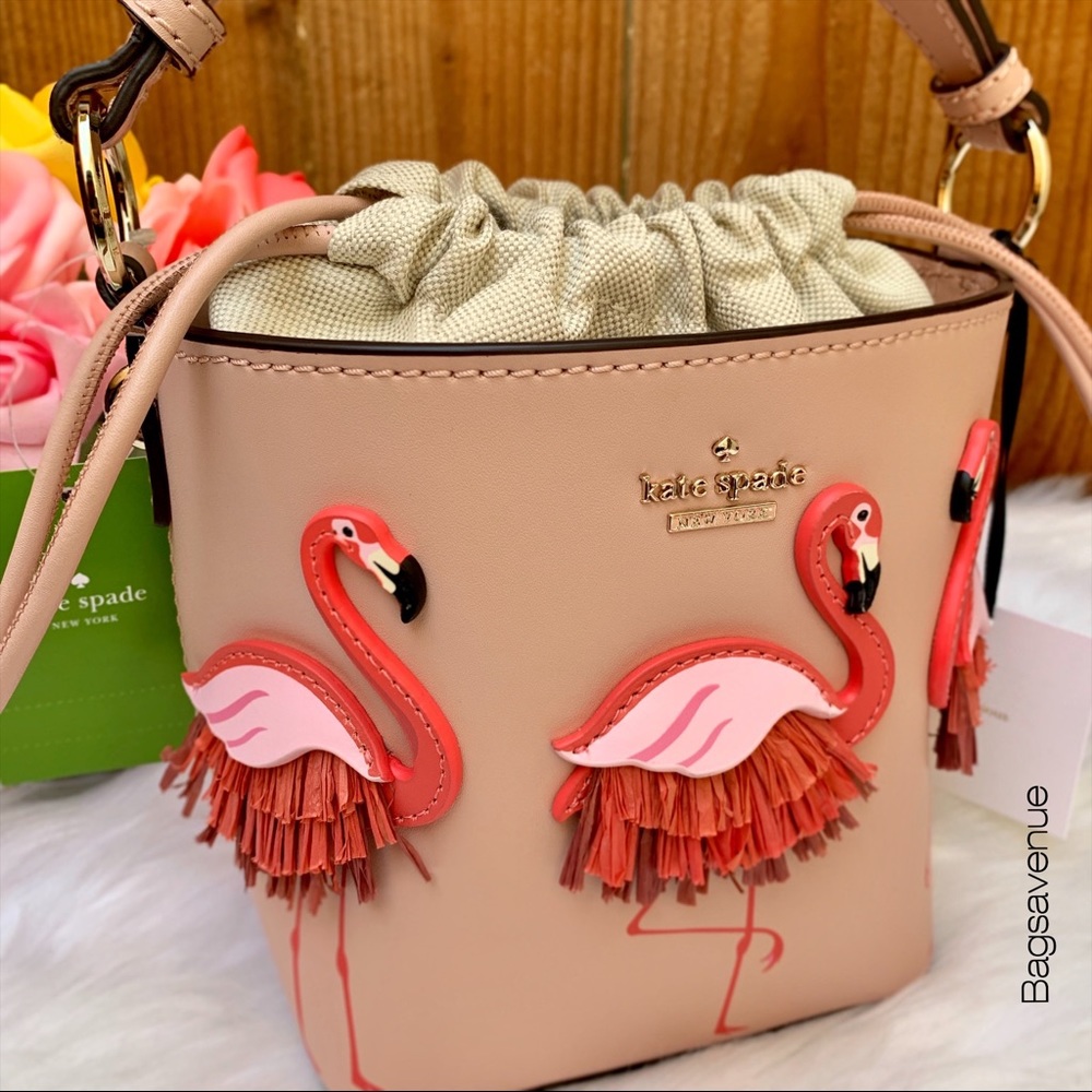 Kate spade flamingo pippa the pool bifold wallet - Picture 7 of 8